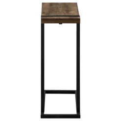 Monarch Side table / c table - thick-panel top / rectangular - 25"h - reclaimed -