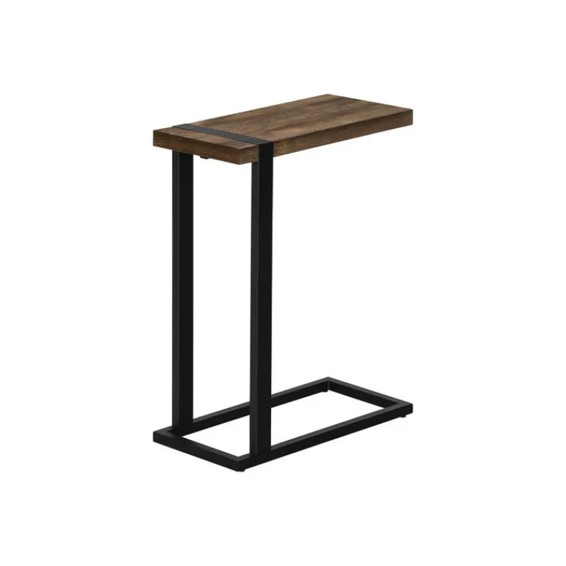 Monarch Side table / c table - thick-panel top / rectangular - 25"h - reclaimed -