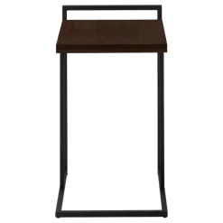 Monarch Side table / c table - thick-panel top / wide / rectangular - 25"h - -
