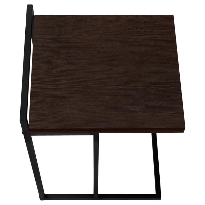 Monarch Side table / c table - thick-panel top / wide / rectangular - 25"h - -