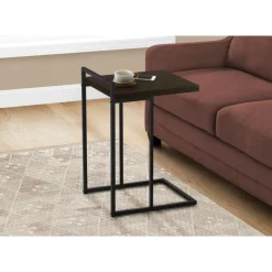 Monarch Side table / c table - thick-panel top / wide / rectangular - 25