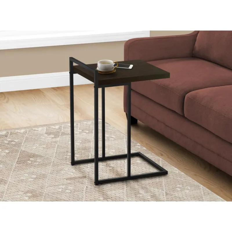 Monarch Side table / c table - thick-panel top / wide / rectangular - 25"h - -