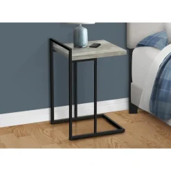 Monarch Side table / c table - thick-panel top / wide / rectangular - 25