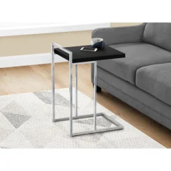 Monarch Side table / c table - thick-panel top / wide / rectangular - 25