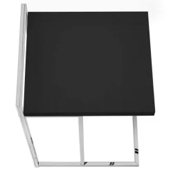 Monarch Side table / c table - thick-panel top / wide / rectangular - 25