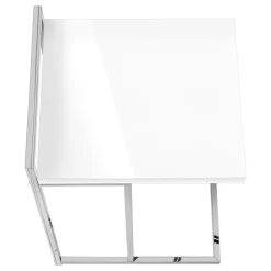 Monarch Side table / c table - thick-panel top / wide / rectangular - 25"h - glossy w -