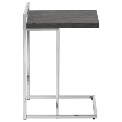 Monarch Side table / c table - thick-panel top / wide / rectangular - 25
