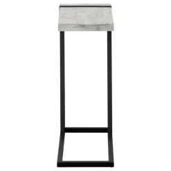 Monarch Side table / c table - thick-panel top / rectangular - 25