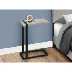 Monarch Side table / c table - thick-panel top / rectangular - 25