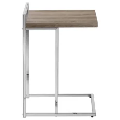 Monarch Side table / c table - thick-panel top / wide / rectangular - 25"h - dark tau -