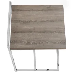 Monarch Side table / c table - thick-panel top / wide / rectangular - 25