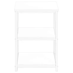 Monarch Side table / nightstand - 3 tiers / 2 shelves / square - 26"h - / -