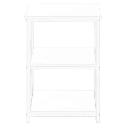 Monarch Side table / nightstand - 3 tiers / 2 shelves / square - 26