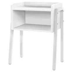 Monarch Side table / nightstand - tray top / 1 storage cubby / rectangular - 23"h - w -