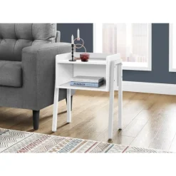 Monarch Side table / nightstand - tray top / 1 storage cubby / rectangular - 23