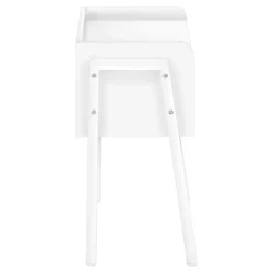 Monarch Side table / nightstand - tray top / 1 storage cubby / rectangular - 23