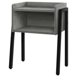 Monarch Side table / nightstand - tray top / 1 storage cubby / rectangular - 23