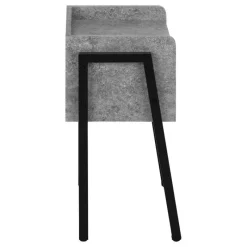 Monarch Side table / nightstand - tray top / 1 storage cubby / rectangular - 23