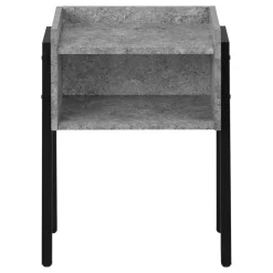 Monarch Side table / nightstand - tray top / 1 storage cubby / rectangular - 23