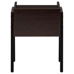 Monarch Side table / nightstand - tray top / 1 storage cubby / rectangular - 23"h - e -
