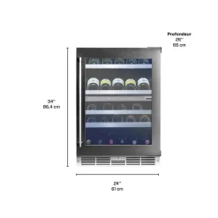 Danby SILHOUETTE 24″ Built-in Wine Cellar 24
