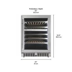 Danby SILHOUETTE Wine Cooler 24" - SPRWC053D1SS