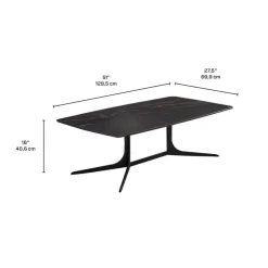 Sintered Stone Rectangular Coffee Table