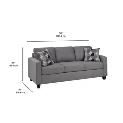 Sofa By Fancy Sleeper Sofa - Charcoal