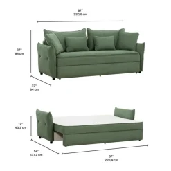 Sleeper Sofa with Storage -
