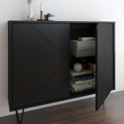 Nexera Slim 2-Door Storage Cabinet, -