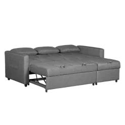 Sofa Bed with Side Storage Pockets
