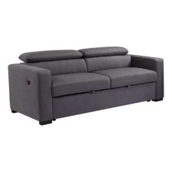 Sofa Bed with USB Port and Adjustable Headrests