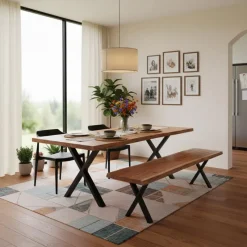 Solid Wood Bench - 67