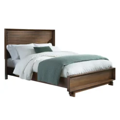 Solid Wood King Bed with Headboard (78'')