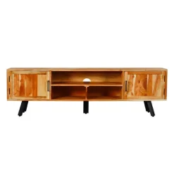 Solid Wood TV Stand - 70"