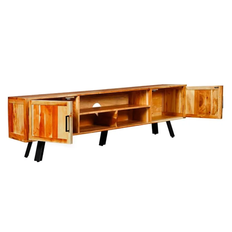 Solid Wood TV Stand - 70"