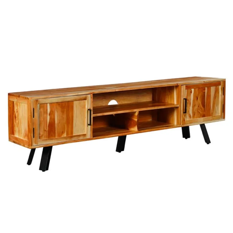 Solid Wood TV Stand - 70"