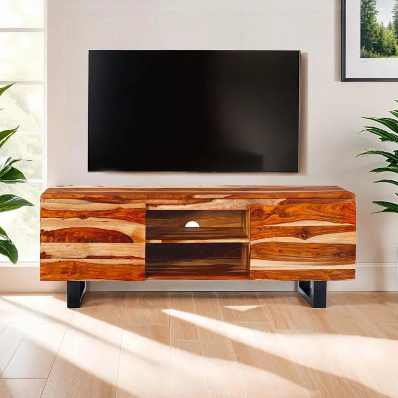 Solid Wood TV Stand - 58"