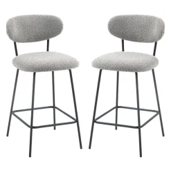 Stools (Set of 2) - Grey