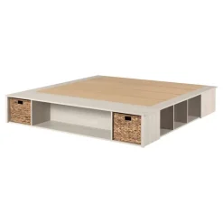 Meubles South Shore Storage Bed with Baskets (78