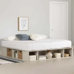 Meubles South Shore Storage Bed with Baskets (78