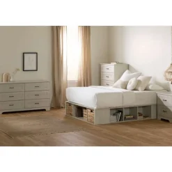 Meubles South Shore Storage Bed with Baskets (54