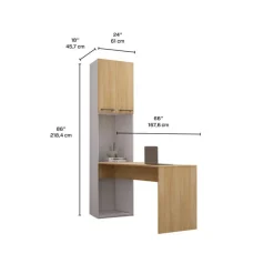 Storage Unit with Desk -