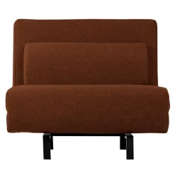 Swivel Armchair Bed - Rust