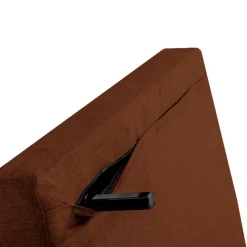 Swivel Armchair Bed - Rust