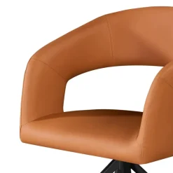Swivel Chair - Pumpkin Orange