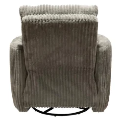 MINHAS Swivel Corduroy Velvet Rocker Recliner -