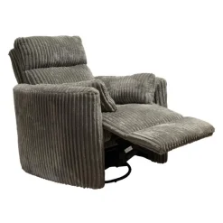 MINHAS Swivel Corduroy Velvet Rocker Recliner -