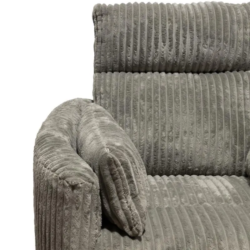 MINHAS Swivel Corduroy Velvet Rocker Recliner -