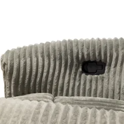 MINHAS Swivel Corduroy Velvet Rocker Recliner -